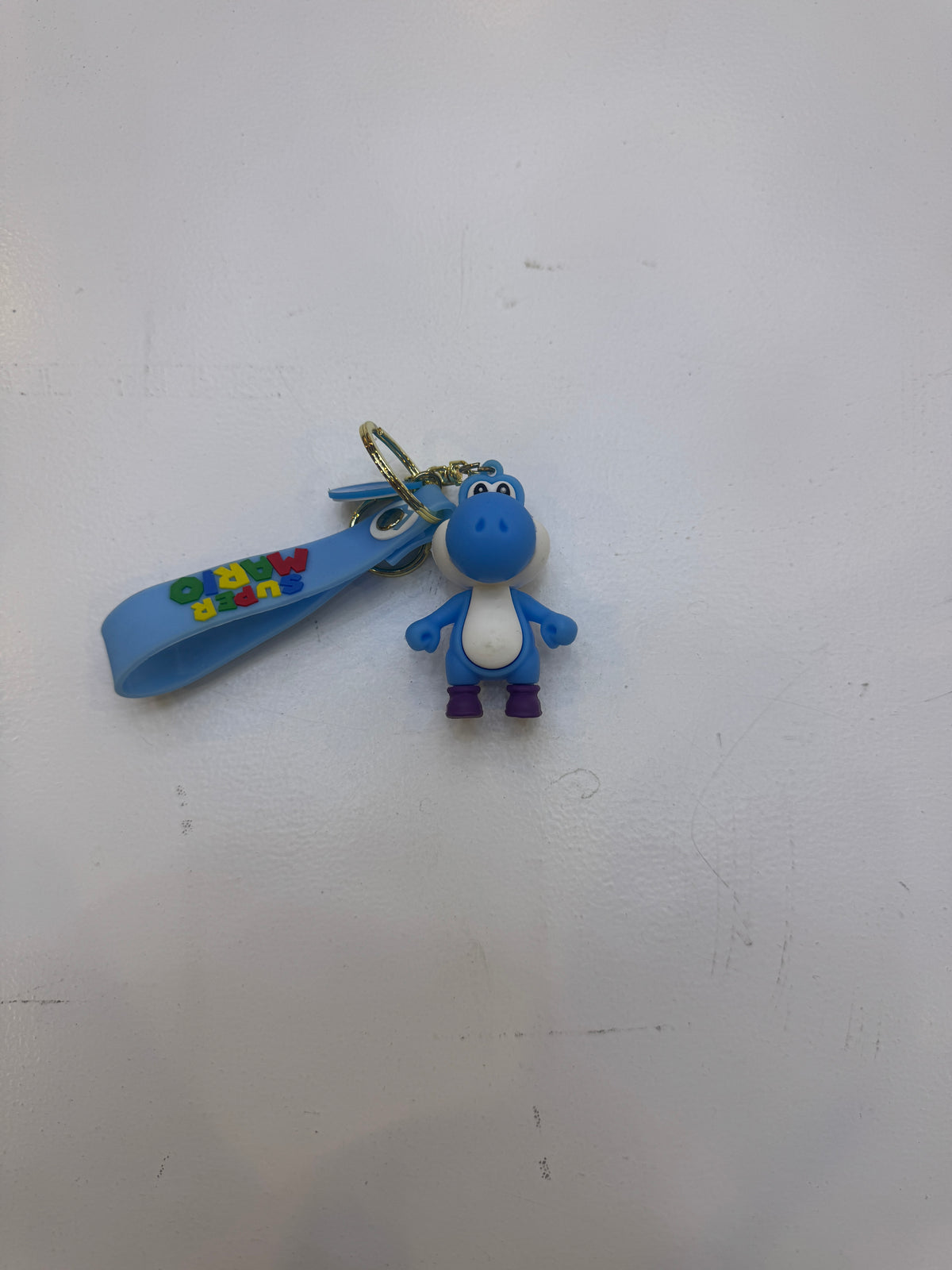 Blue Yoshi Keychain