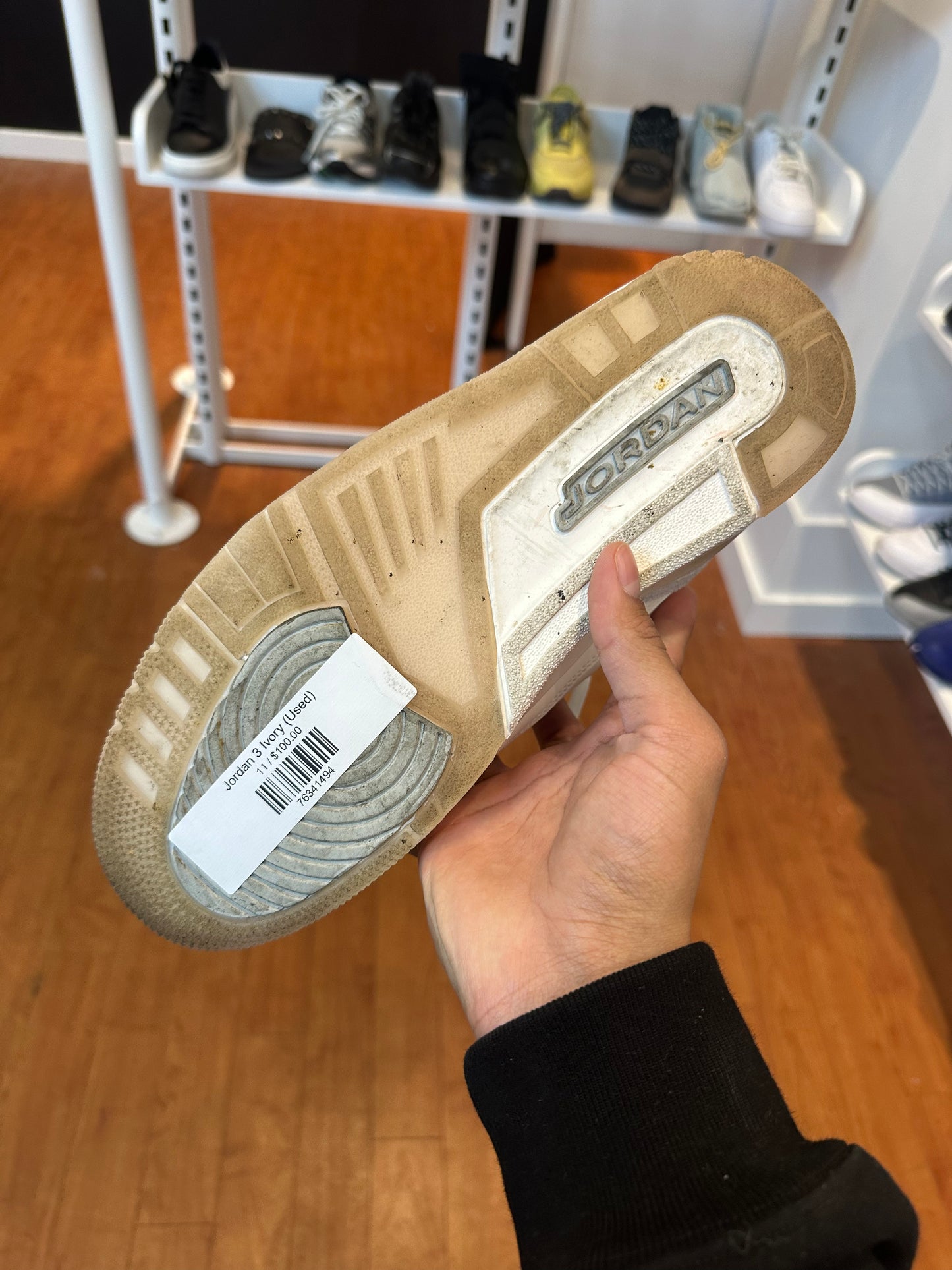 Jordan 3 Ivory (Used)