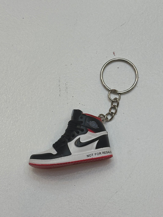 Jordan 1 High Not For Resale Red Keychain