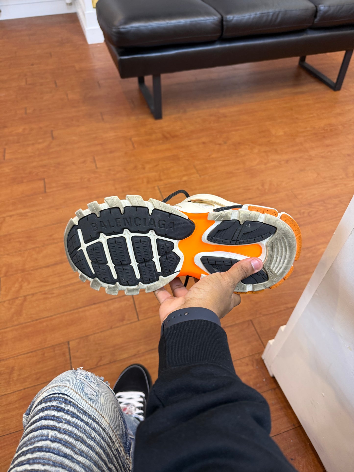 Balenciaga Track White Orange (Used)