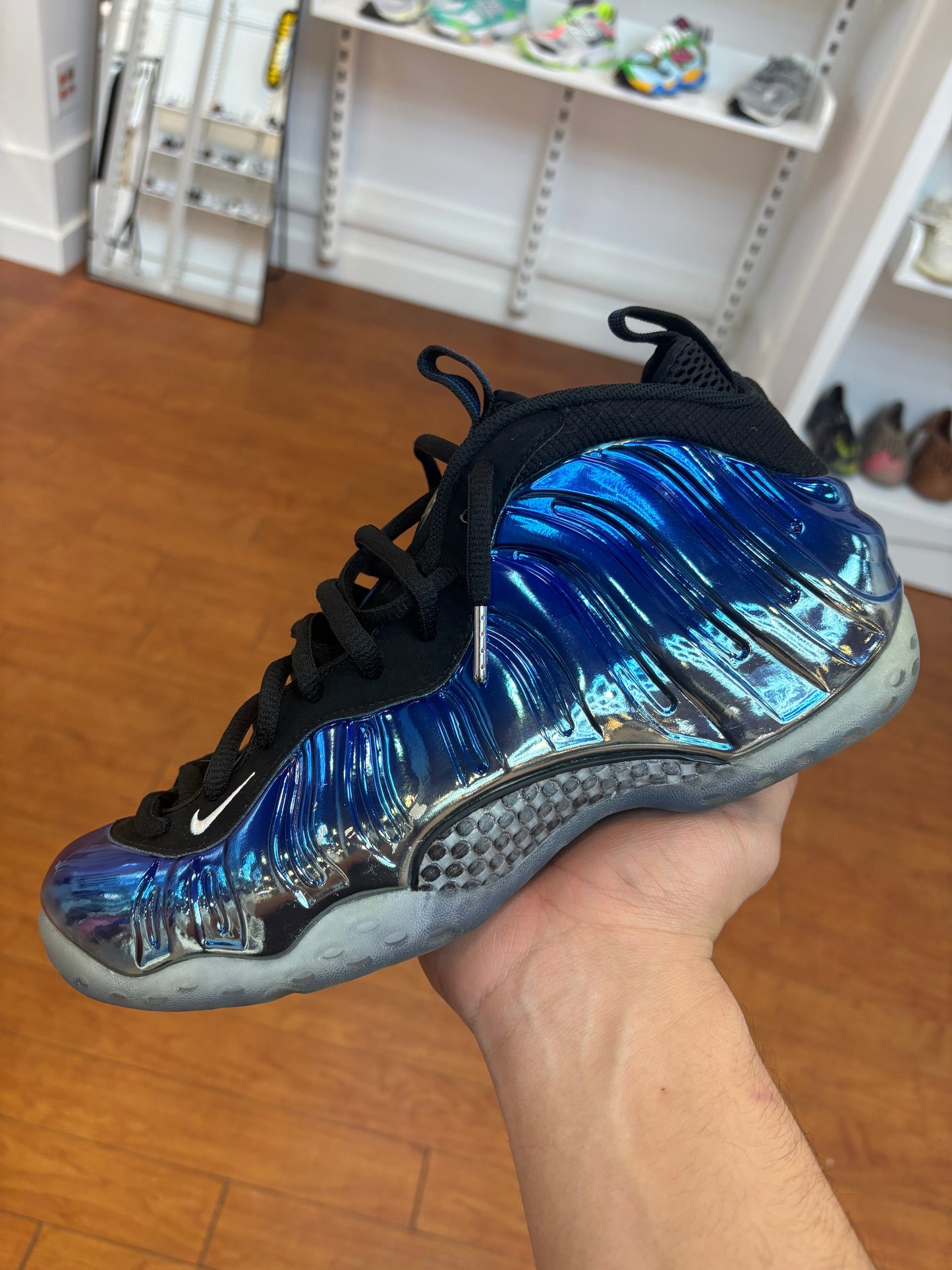 Air Foamposite One PRM Blue Mirror (Used)