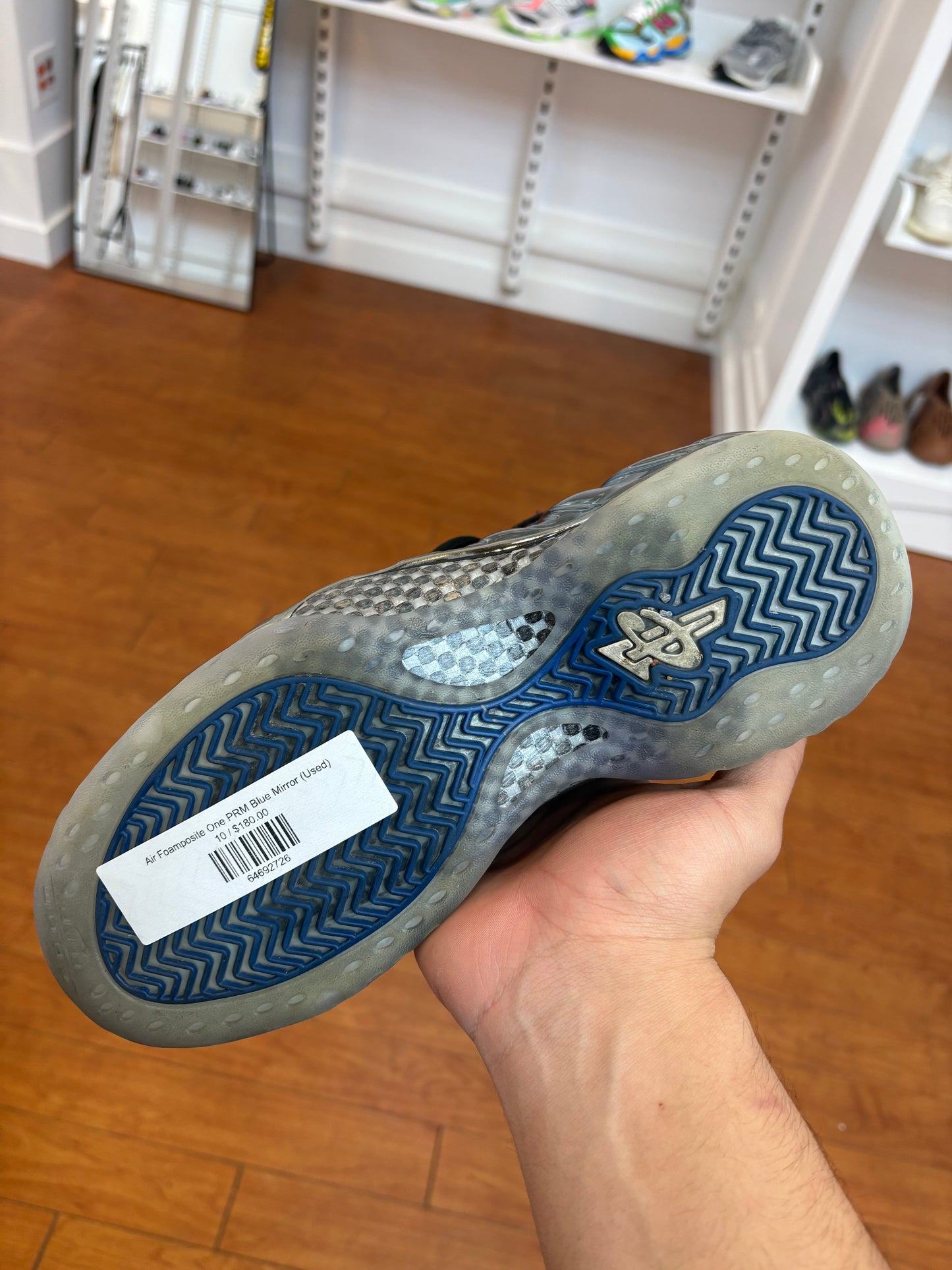 Air Foamposite One PRM Blue Mirror (Used)