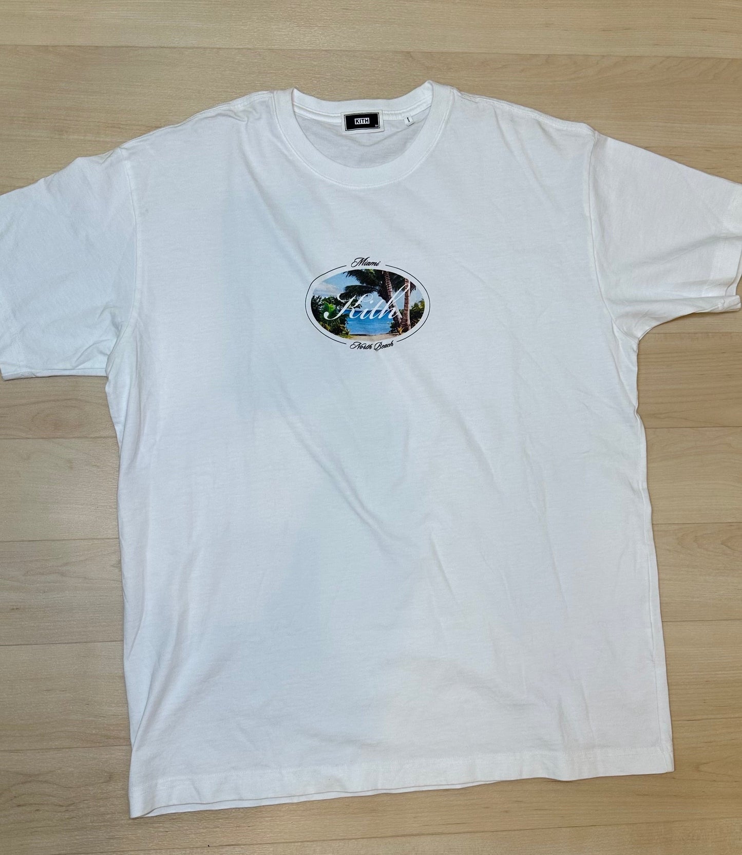 Kith Miami North Beach White Tee