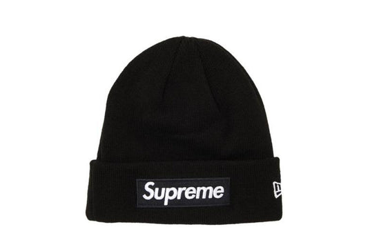 Supreme x New Era Box Logo Beanie Black