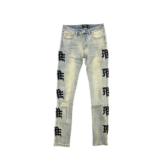 Mixed Emotion Desert Monogram Denim