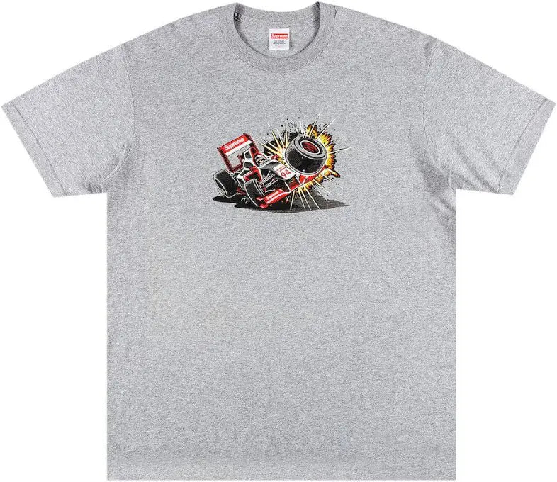 Supreme Crash Tee Heather Grey