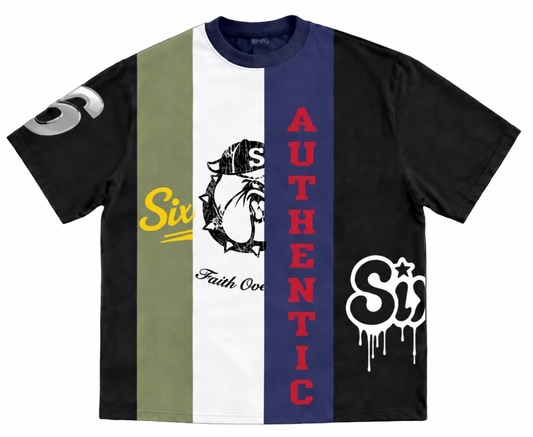 Sixth Society Split Authentic Tee