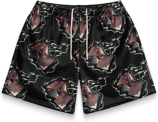Bravest Studios Dice Black Shorts