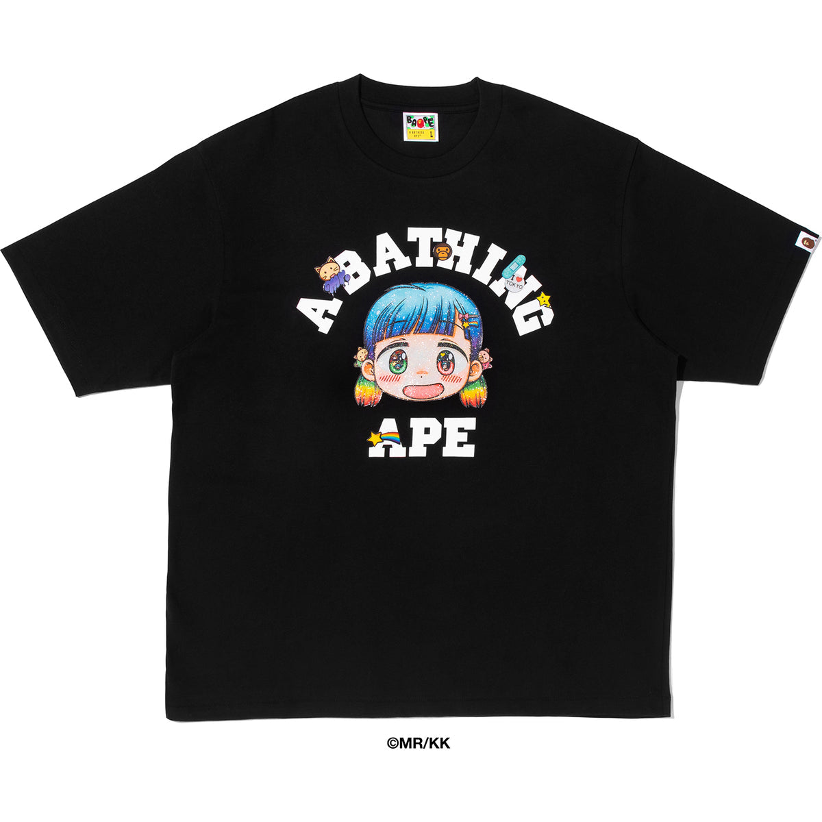 BAPE x Mr.College Relaxed Fit Tee Black
