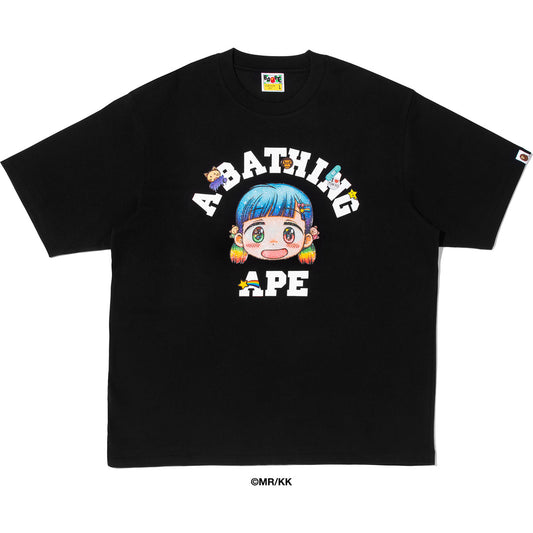 BAPE x Mr.College Relaxed Fit Tee Black