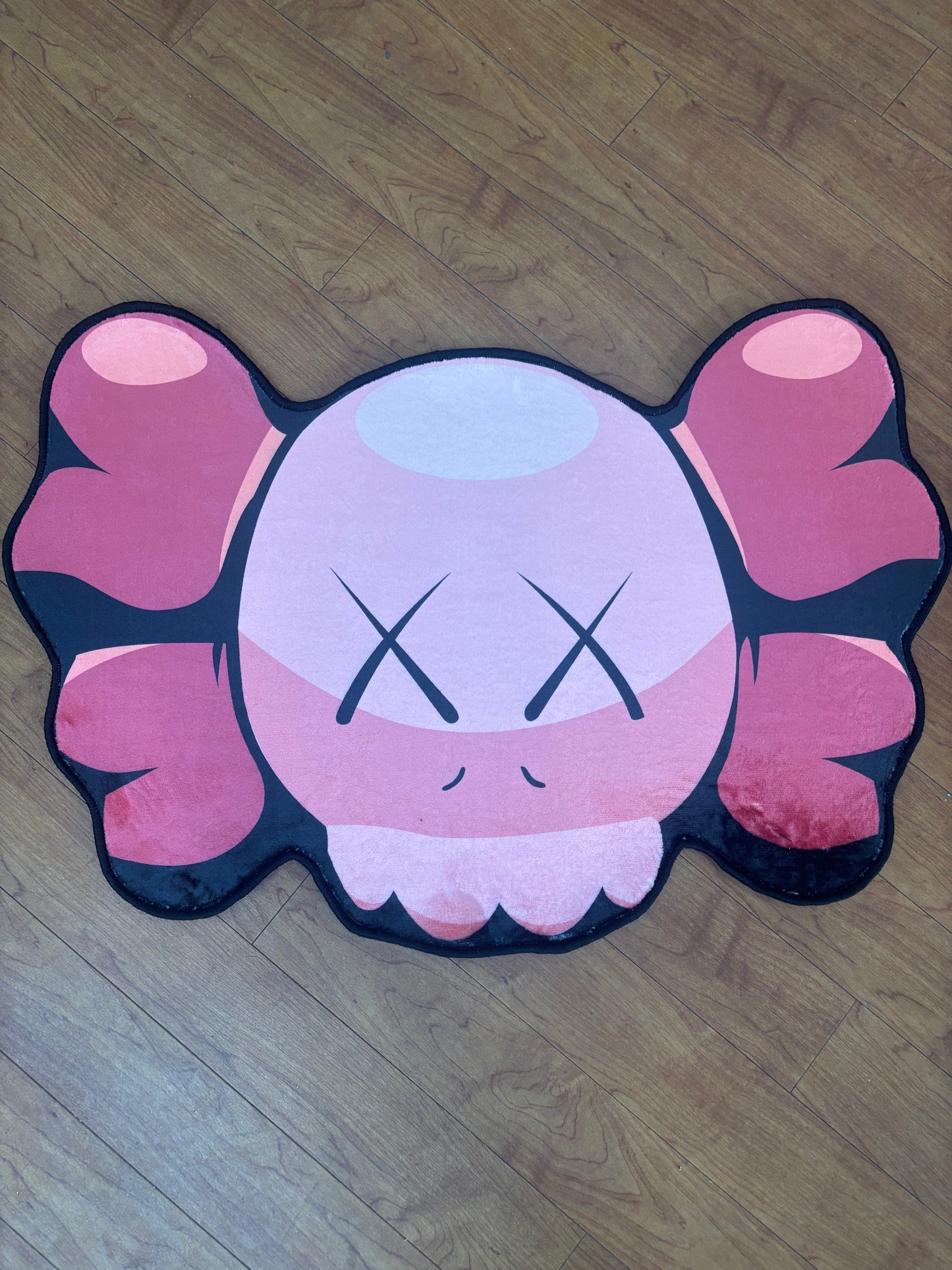 KAWS Head Pink Rug