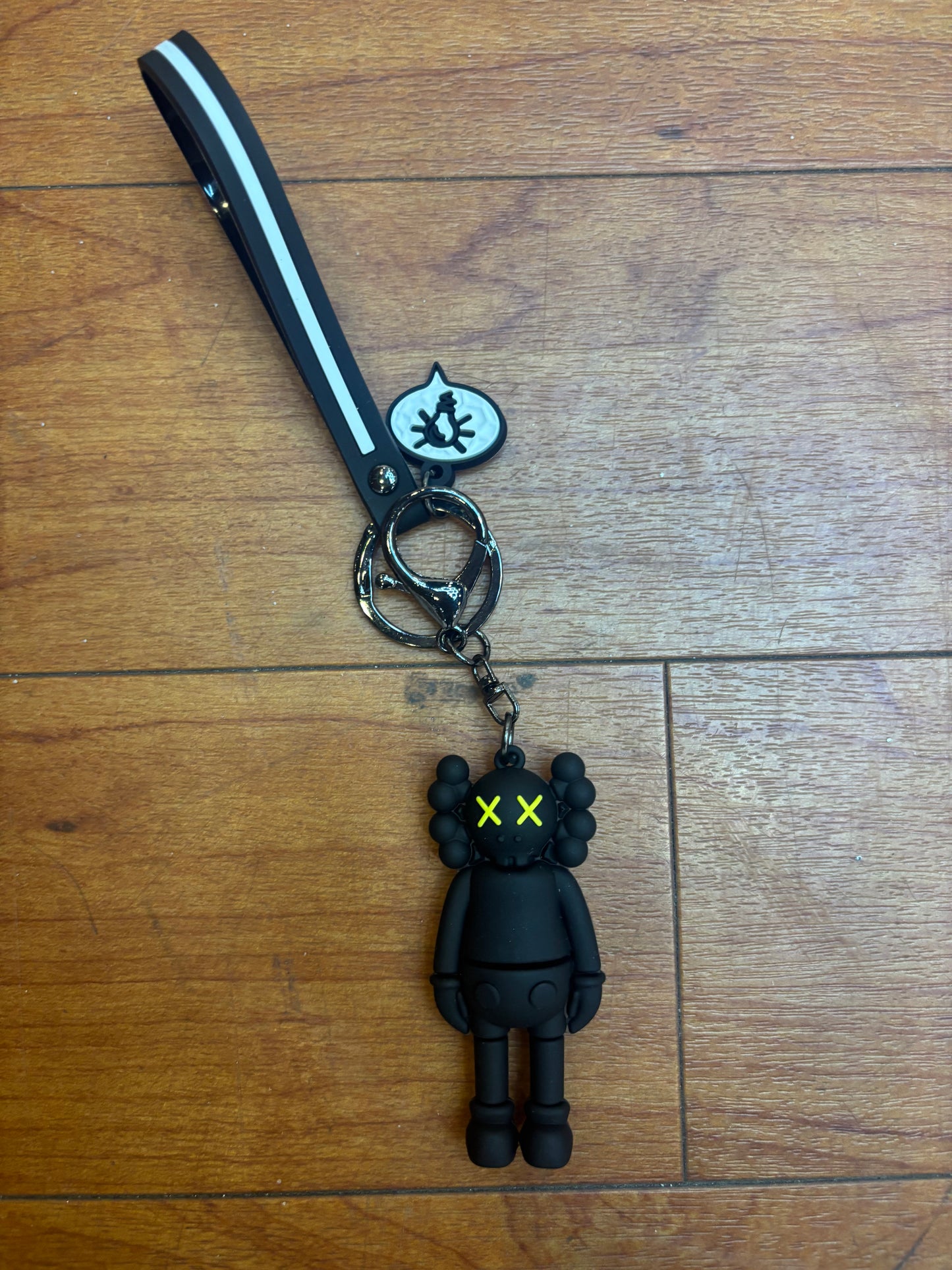 Kaws Black Band Keychain