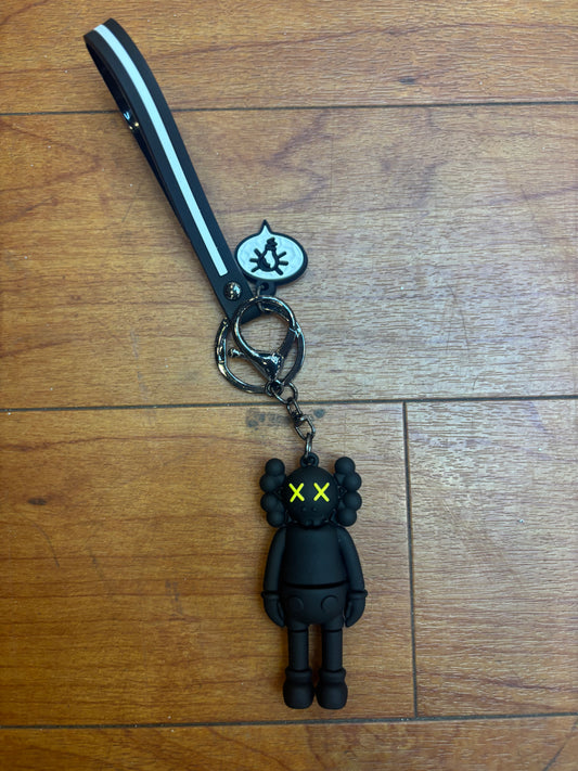 Kaws Black Band Keychain