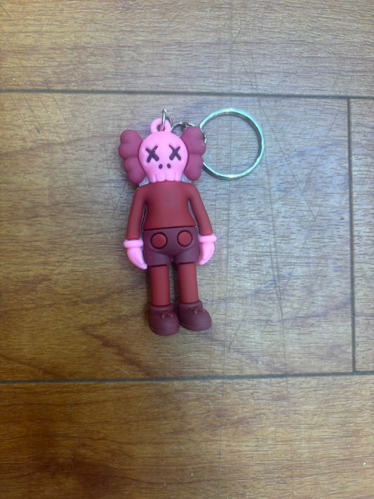 Kaws Pink Keychain