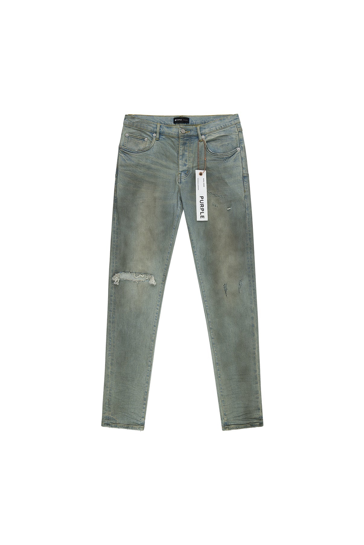 Purple Brand Light Dirty Wax Jeans Light Indigo