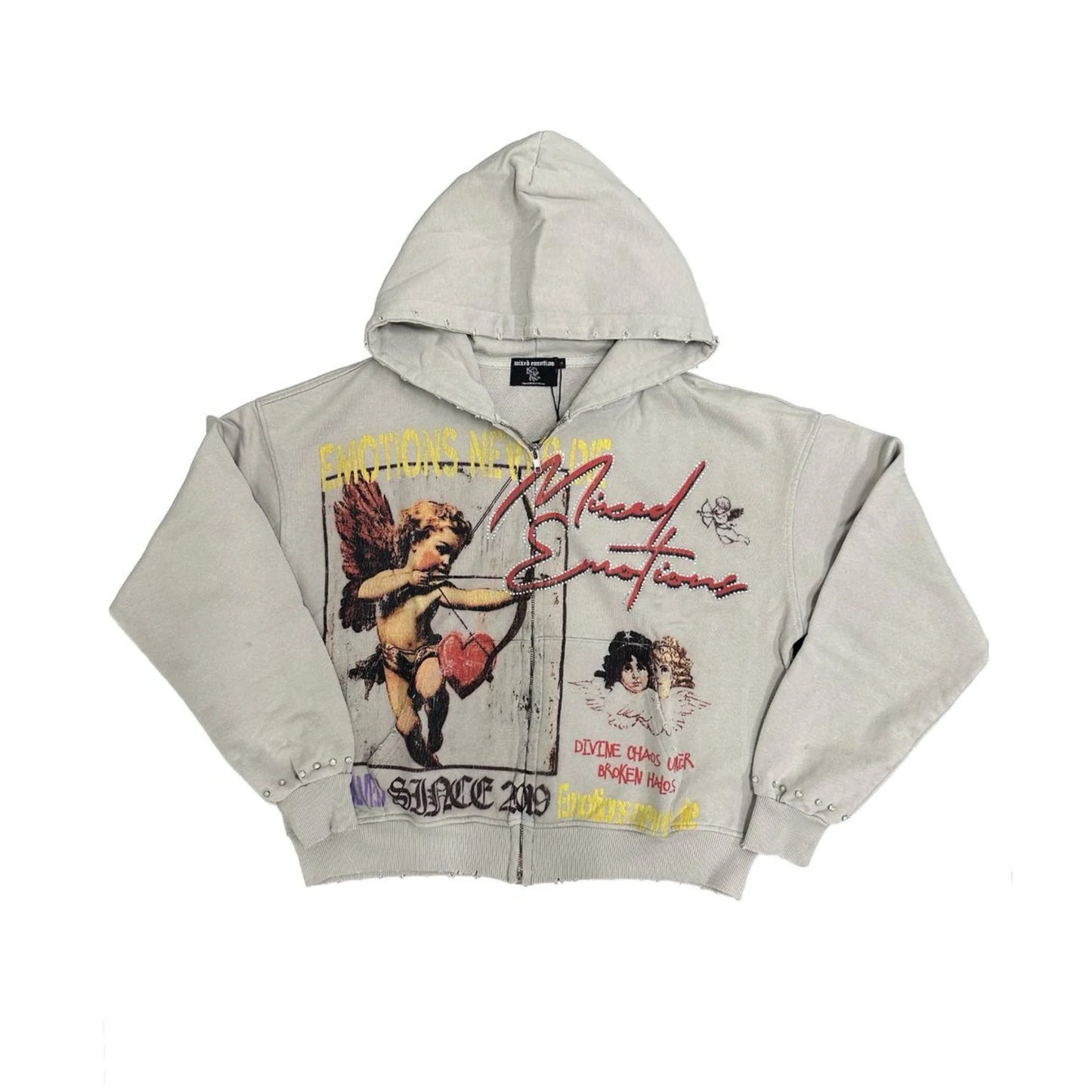Mixed Emotions Broken Halo Zip Up
