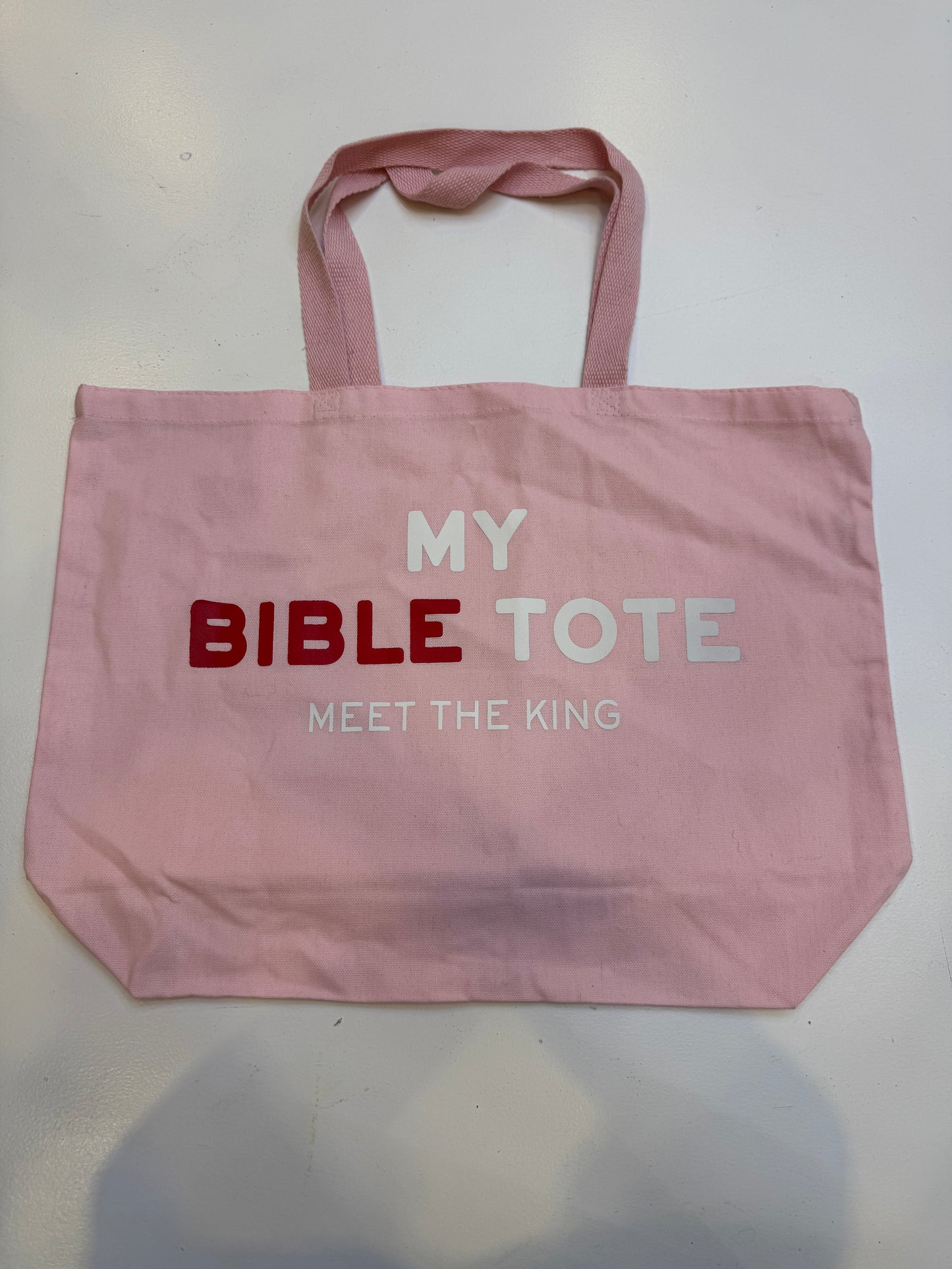 MTK My Bible Tote Bag Pink