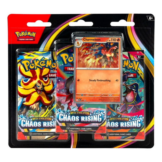 Pokemon Trading Card Games Chaos Rising 3-Pack Blister